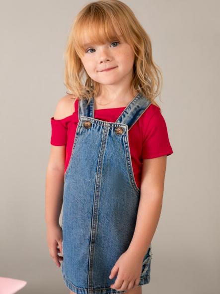 Mayoral falda Peto Denim Fluido 26-03910-079 Medio [1]