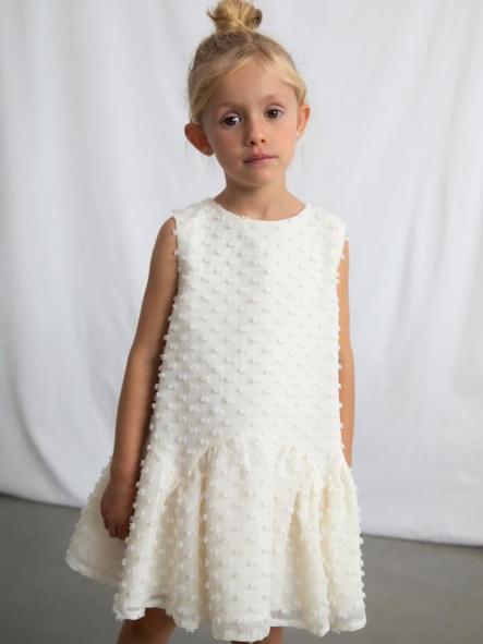 Mayoral Vestido Plumeti 26-03911-026 Hueso [2]