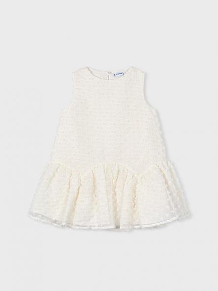 Mayoral Vestido Plumeti 26-03911-026 Hueso [3]