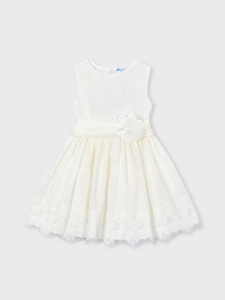Mayoral Vestido Puntillas 26-03914-042 Crudo [2]