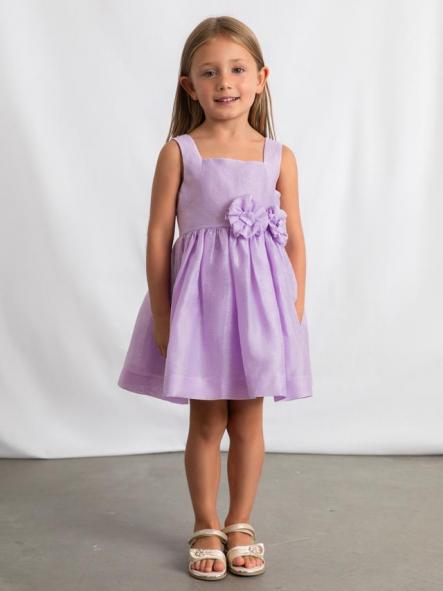 Mayoral Vestido Lino 26-03916-075 Malva