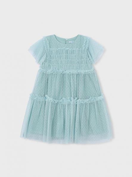 Mayoral Vestido Tul Plumeti 26-03917-080 Lago [3]
