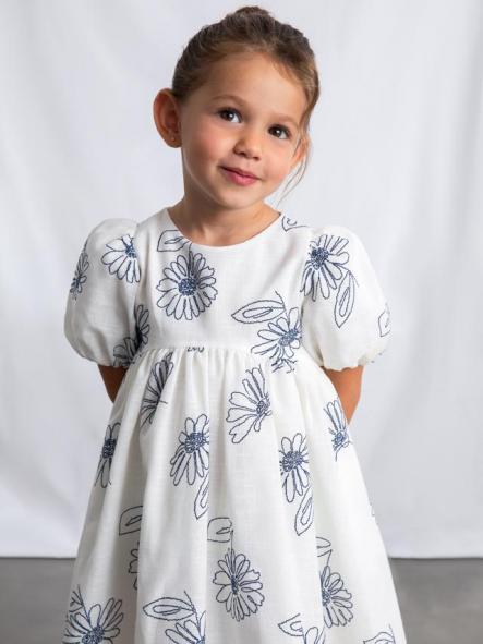 Mayoral Vestido Rustico Estampado 26-03921-090 Natural