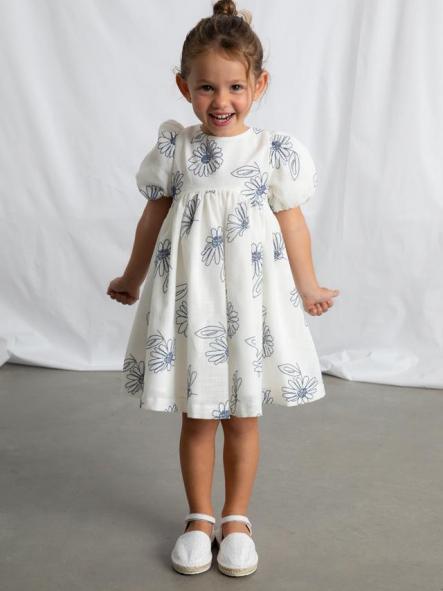 Mayoral Vestido Rustico Estampado 26-03921-090 Natural [2]