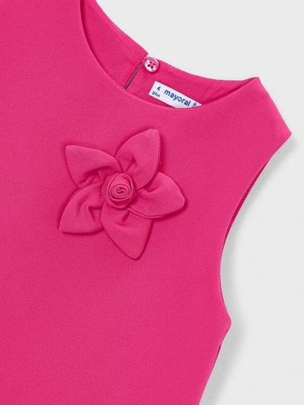 Mayoral Vestido Crepe Flores 26-03922-094 Clavel [5]