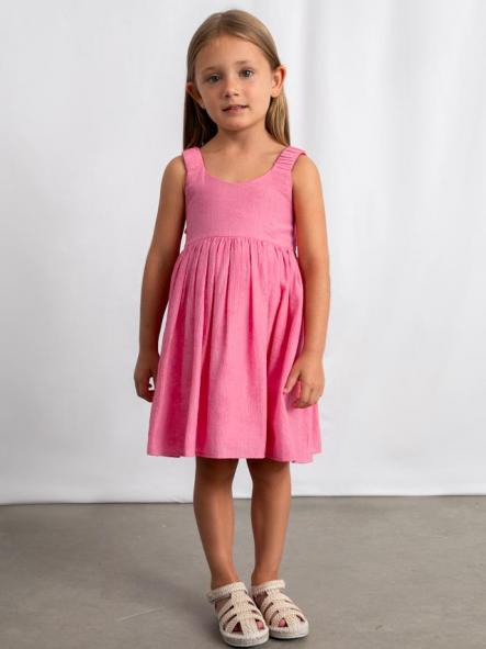 Mayoral Vestido Jacquard Flores 26-03925-010 Geranio