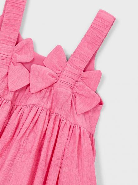 Mayoral Vestido Jacquard Flores 26-03925-010 Geranio [5]