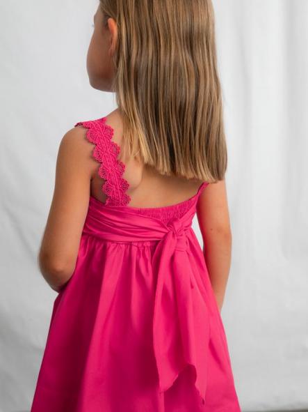 Mayoral Vestido Saten puntillas 26-03926-015 Clavel [2]