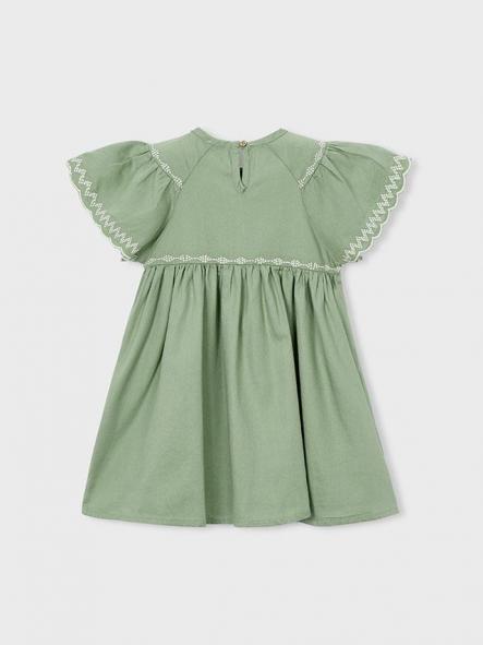 Mayoral Vestido Bordado 26-03927-083 Musgo [1]