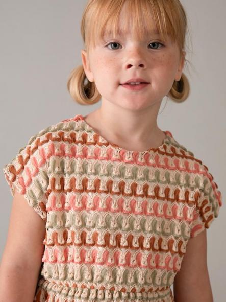 Mayoral Vestido Punto Fantasia 26-03930-059 Mandarina [1]