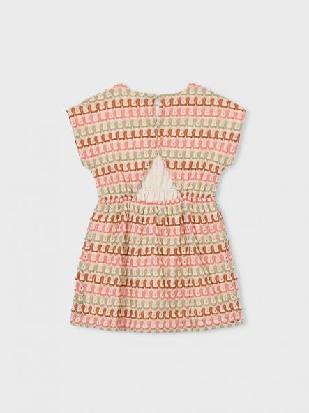 Mayoral Vestido Punto Fantasia 26-03930-059 Mandarina [4]