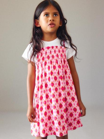 Mayoral Vestido Combinado 26-03933-064 Candy [1]