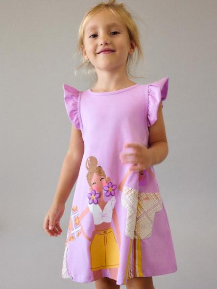 Mayoral Vestido Punto 26-03934-086 Lilac