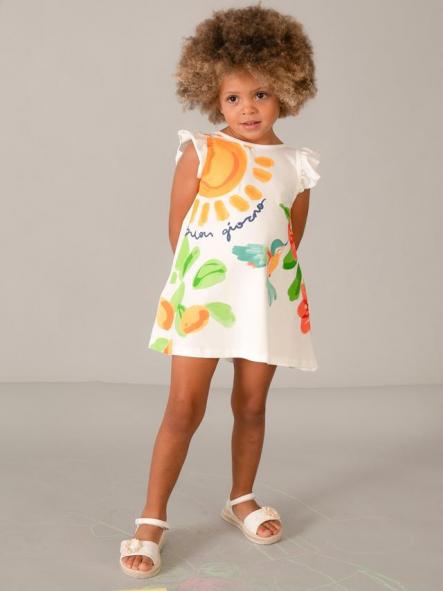 Mayoral Vestido Punto 26-03934-087 Crudo [1]