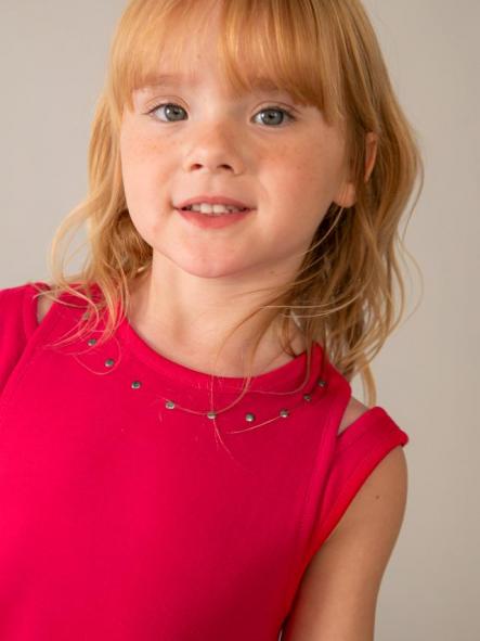 Mayoral Vestido Cut Out Tachuelas 26-03938-091 Persimon [1]