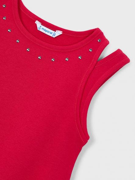 Mayoral Vestido Cut Out Tachuelas 26-03938-091 Persimon [5]