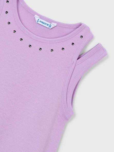 Mayoral Vestido Cut Out Tachuelas 26-03938-092 Lilac [4]