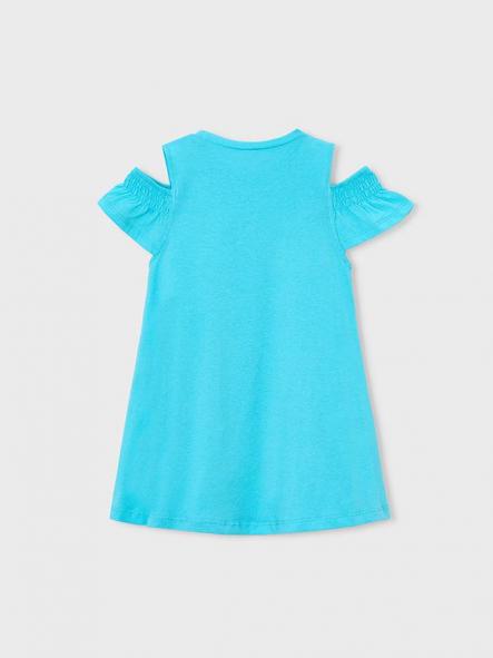 Mayoral Vestido Cut Out Bolso 26-03941-011 Caribe [4]