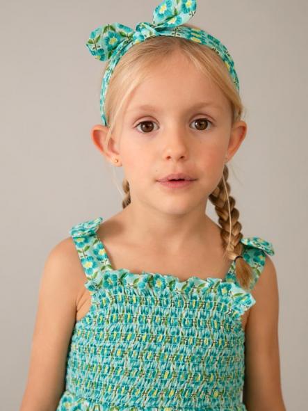 Mayoral Vestido Estampado Banda 26-03942-053 Oceano [1]