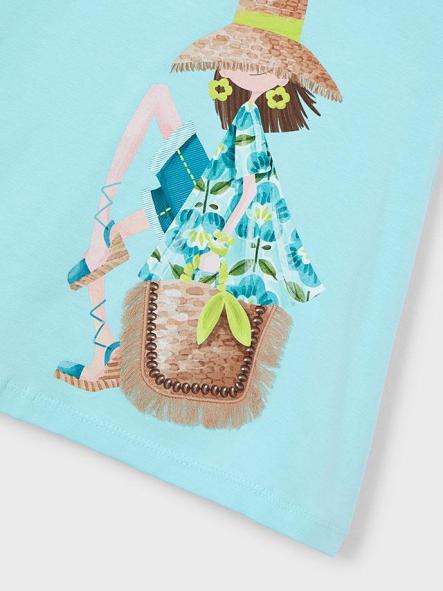 Mayoral Vestido Punto Volante 26-03943-016 Oceano [5]