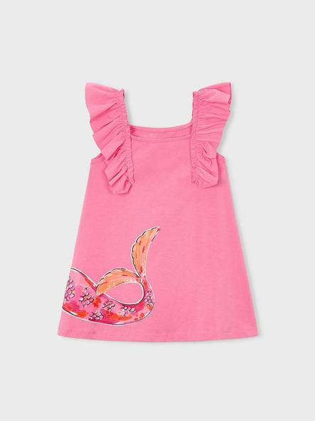 Mayoral Vestido Punto Volante 26-03943-017 Geranio [1]