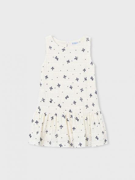 Mayoral Vestido Punto Fantasia 26-03945-027 Crudo [3]
