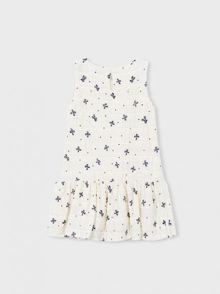 Mayoral Vestido Punto Fantasia 26-03945-027 Crudo [4]