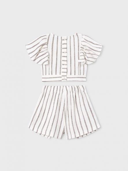 Mayoral Conjunto falda Rayas  26-03949-024 Beige [3]