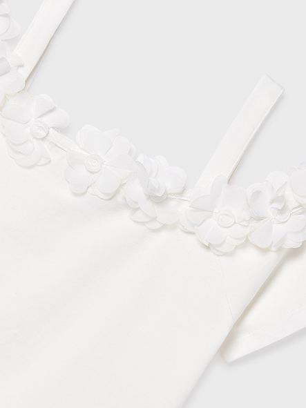 Mayoral Camiseta M/C Flores 3D 26-06003-095 Crudo [5]