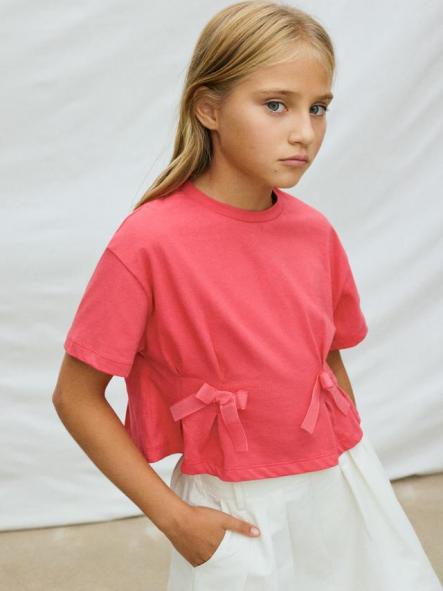 Mayoral Camiseta M/C Lazos 26-06004-010 Coral