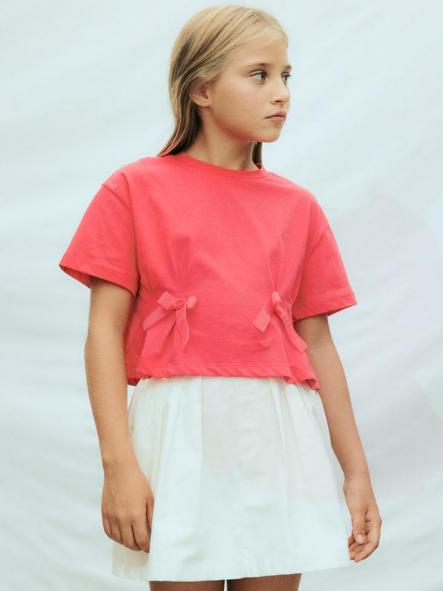 Mayoral Camiseta M/C Lazos 26-06004-010 Coral [1]