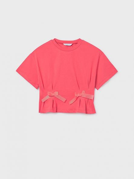 Mayoral Camiseta M/C Lazos 26-06004-010 Coral [2]