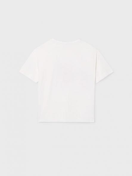 Mayoral Camiseta M/C Grafica 26-06005-090 Crudo [3]