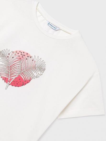 Mayoral Camiseta M/C Grafica 26-06005-090 Crudo [4]