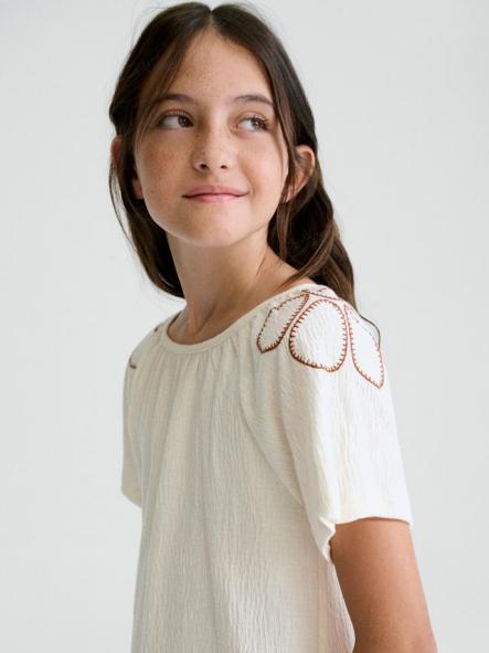 Mayoral Camiseta M/C Bambula 26-06006-089 Hueso