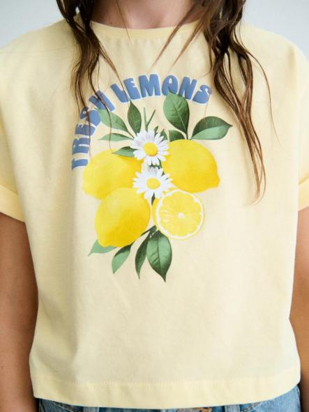 Mayoral Camiseta M/C Grafica 26-06009-093 Vainilla [1]