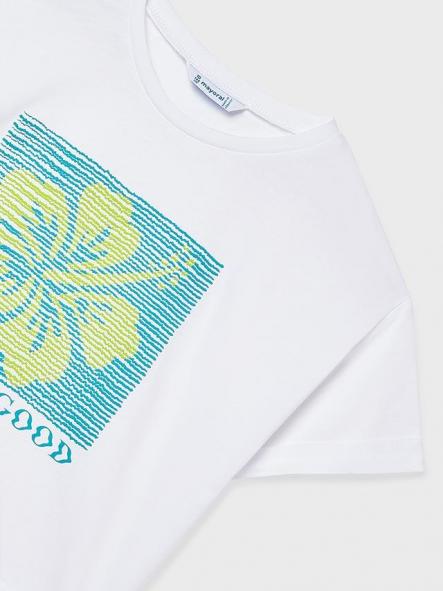 Mayoral Camiseta M/C Grafica 26-06009-094 Blanco [3]