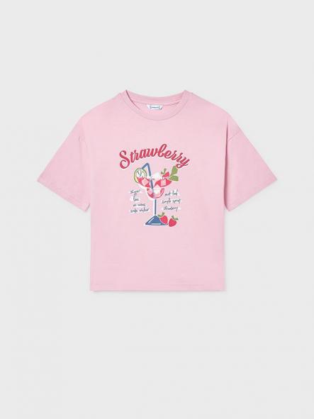 Mayoral Camiseta M/C Grafica 26-06011-015 Rubor [1]