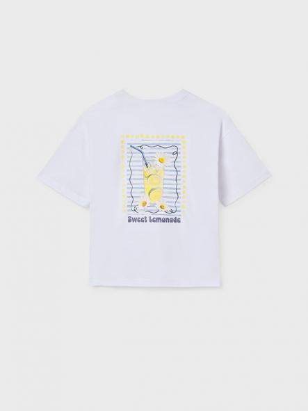 Mayoral Camiseta M/C Grafica 26-06011-016 Blanco [1]