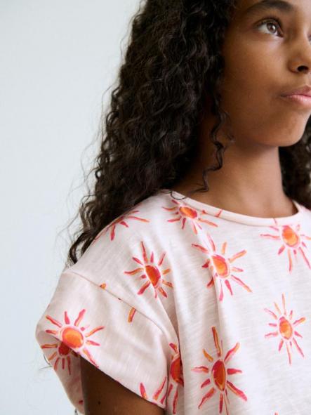 Mayoral Camiseta M/C Estampada 26-06012-019 Salmon [1]