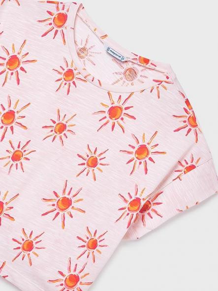 Mayoral Camiseta M/C Estampada 26-06012-019 Salmon [4]