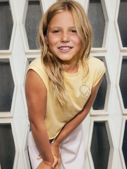 Mayoral Camiseta Tirantes Grafica 26-06014-093 Vainilla