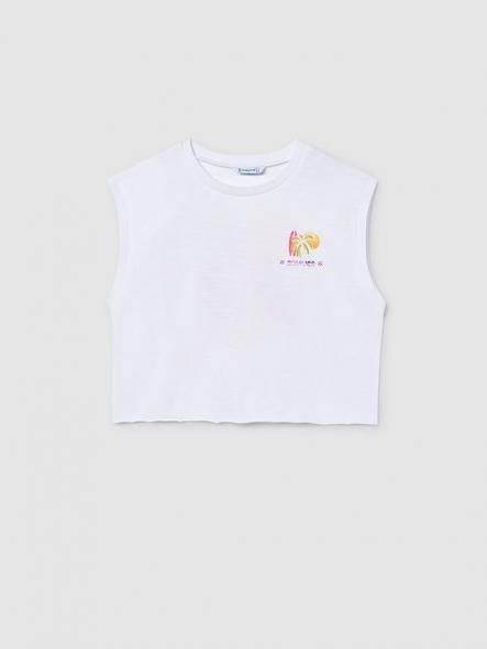 Mayoral Camiseta Tirantes Grafica 26-06014-094 Blanco [3]