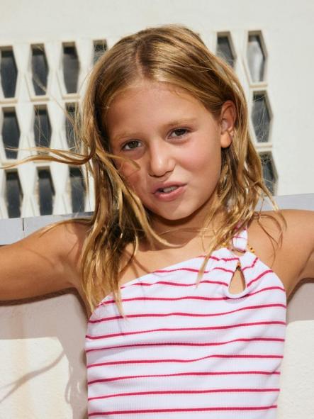 Mayoral Camiseta Tirantes Canale 26-06017-028 Blanco-Cereza