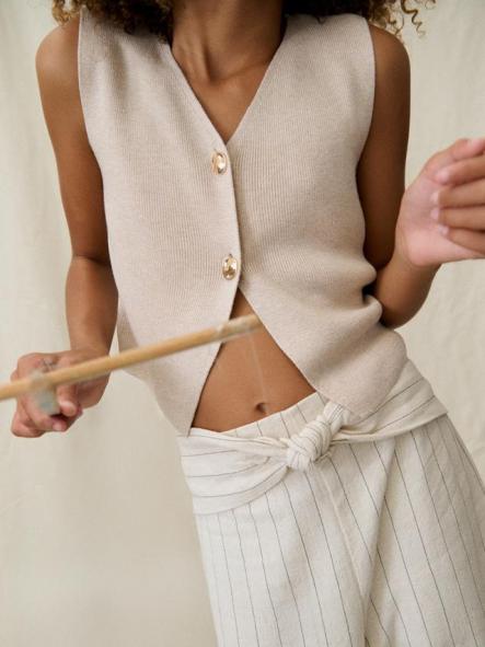 Mayoral Top Tricot Botones 26-06020-029 Almendra [1]