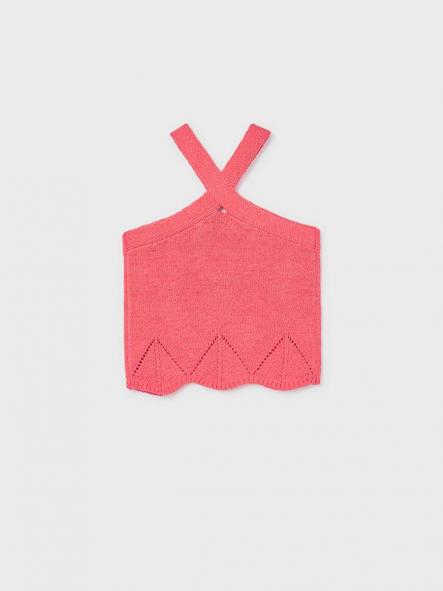 Mayoral Top Tricot Cintas Halter 26-06024-044 Coral [1]
