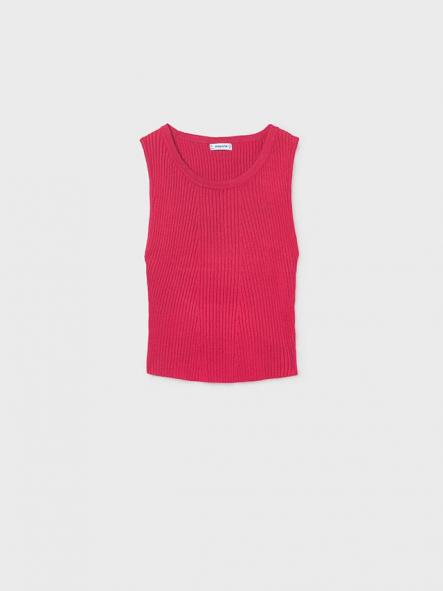 Mayoral Top Tricot Cut Out Espalda 26-06026-038 Cereza