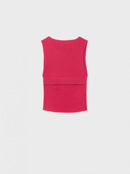Mayoral Top Tricot Cut Out Espalda 26-06026-038 Cereza [1]