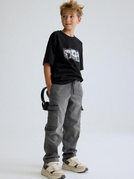 Mayoral Camiseta M/C Print 26-06033-018 Negro [1]