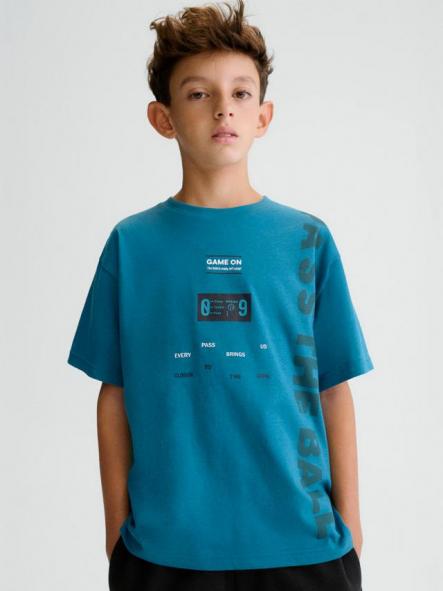 Mayoral Camiseta M/C Athletics 26-06034-024 Aqua